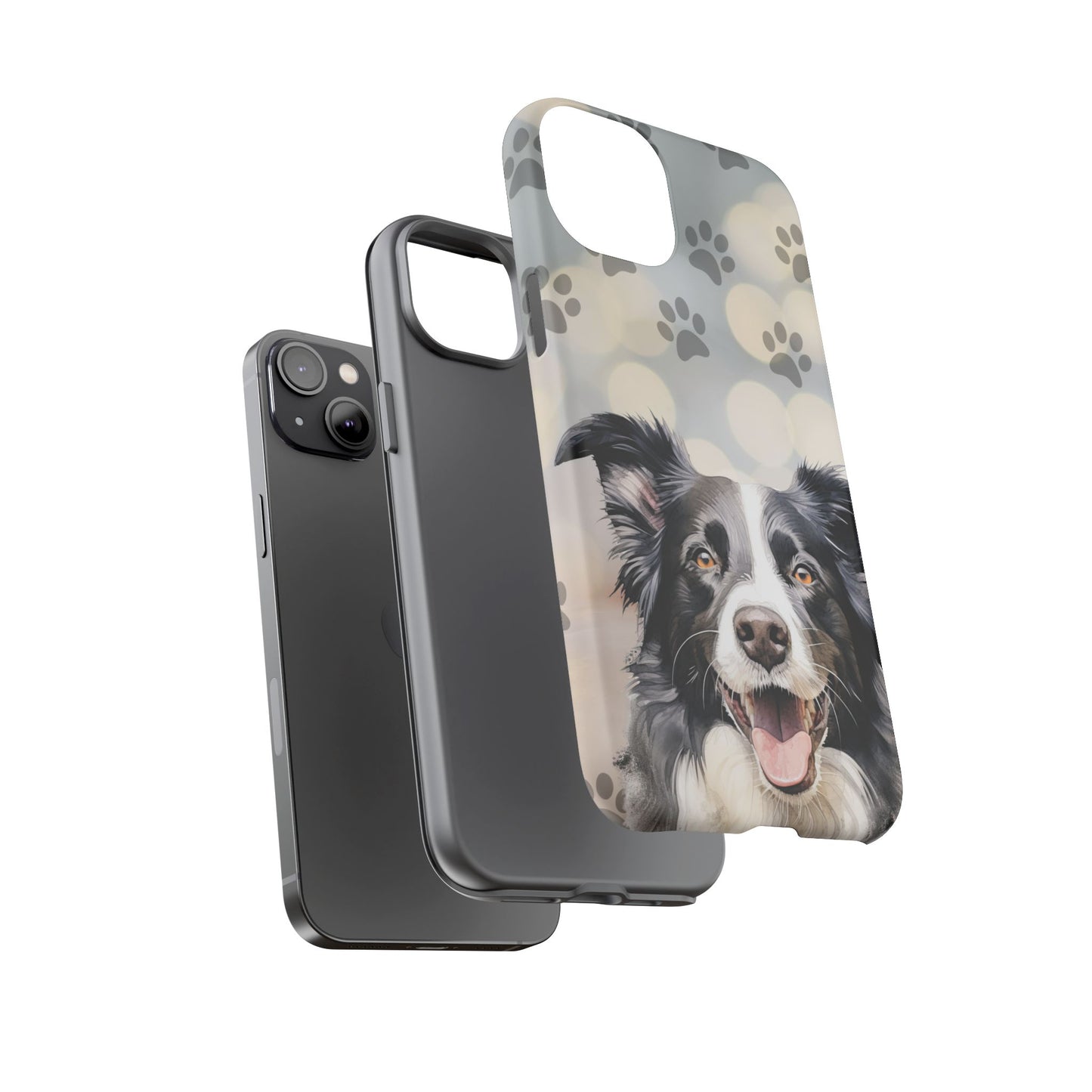 Border Collie Phone Case by Tough Cases (Apple iPhone, Samsung Galaxy, and Google Pixel)