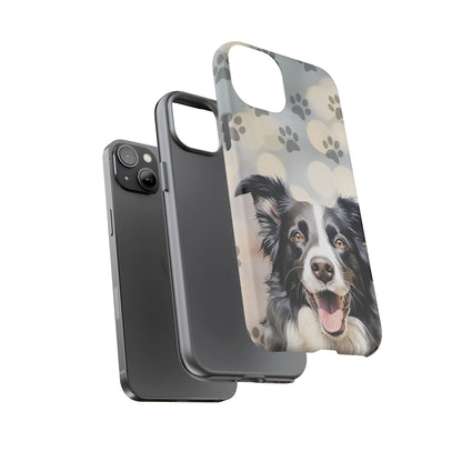 Border Collie Phone Case by Tough Cases (Apple iPhone, Samsung Galaxy, and Google Pixel)