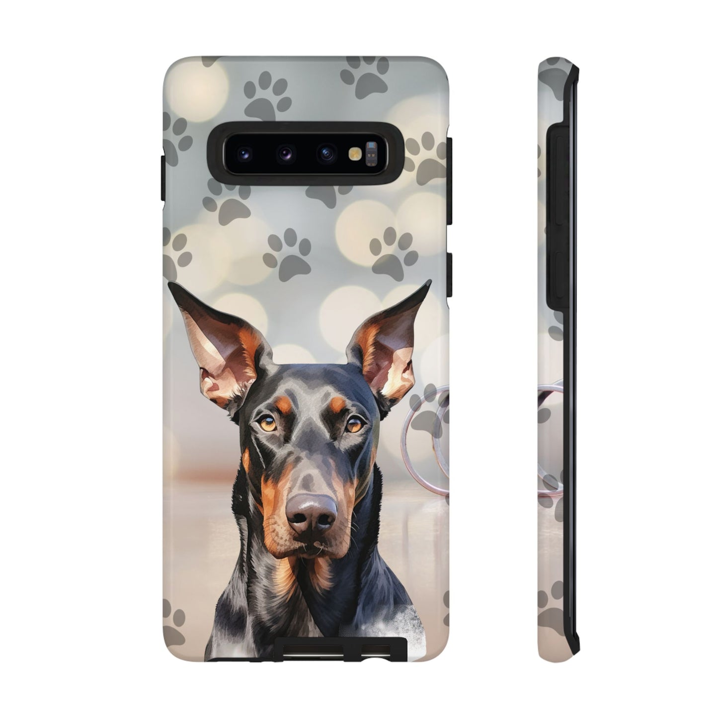 Doberman Phone Case by Tough Cases (Apple iPhone, Samsung Galaxy, and Google Pixel)