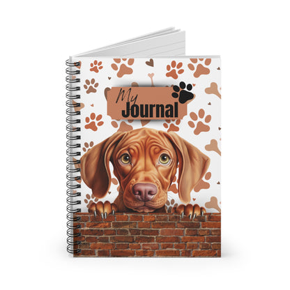 Vizsla Spiral Notebook - Ruled Line