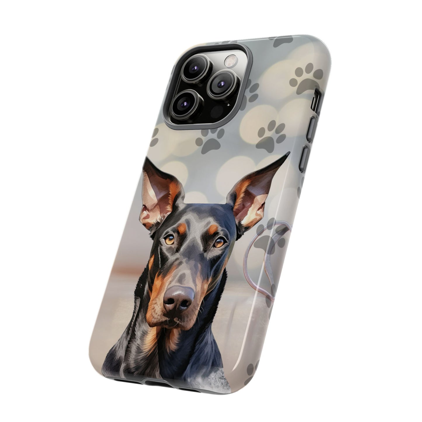 Doberman Phone Case by Tough Cases (Apple iPhone, Samsung Galaxy, and Google Pixel)