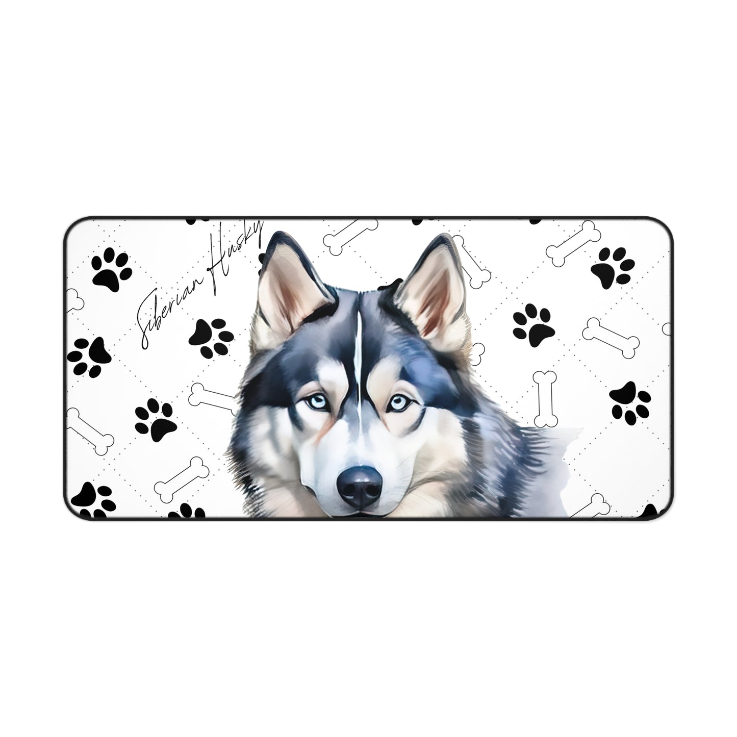 Siberian Husky Desk Mat