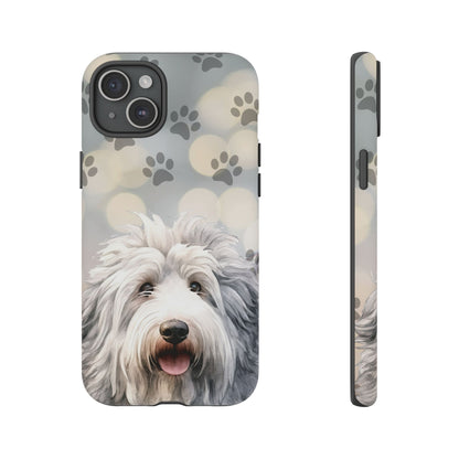 Old English Sheepdog by Tough Cases (Apple iPhone, Samsung Galaxy, and Google Pixel devices)