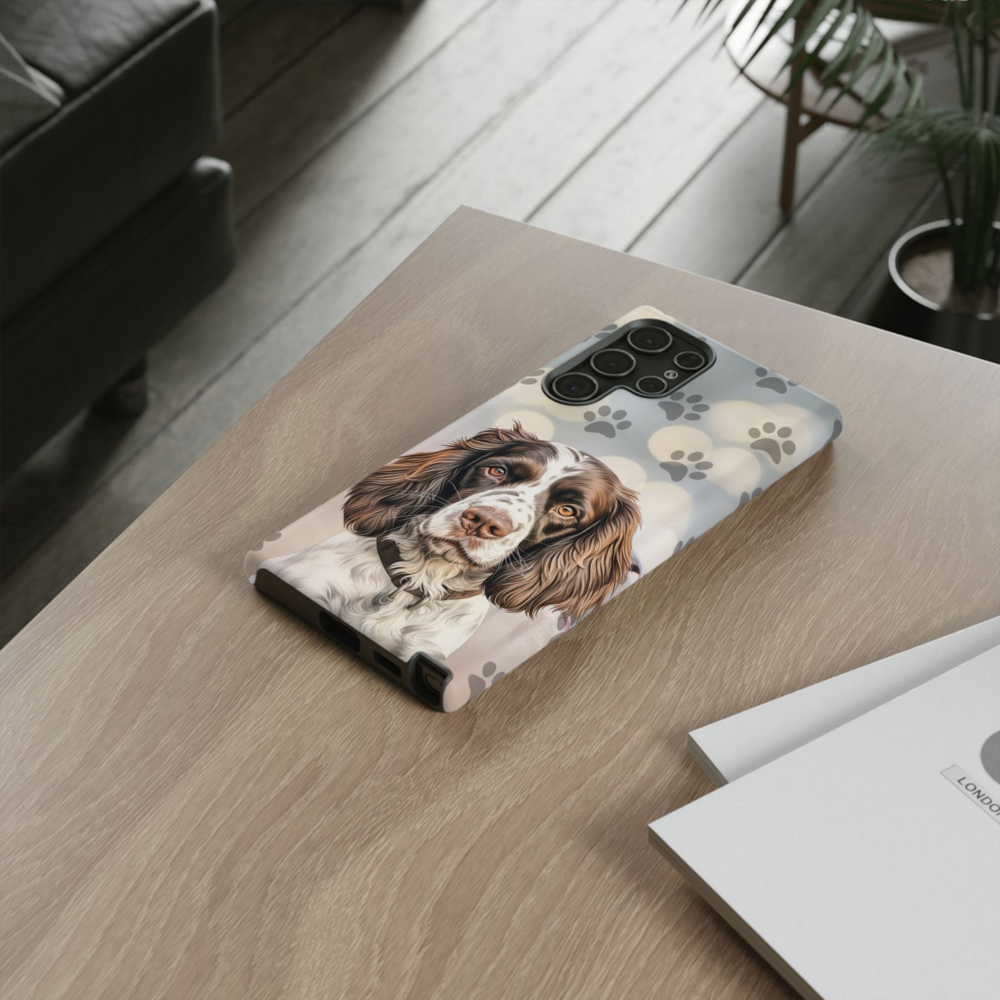 English Springer Spaniel Phone Case by Tough Cases (Apple iPhone, Samsung Galaxy, and Google Pixel)