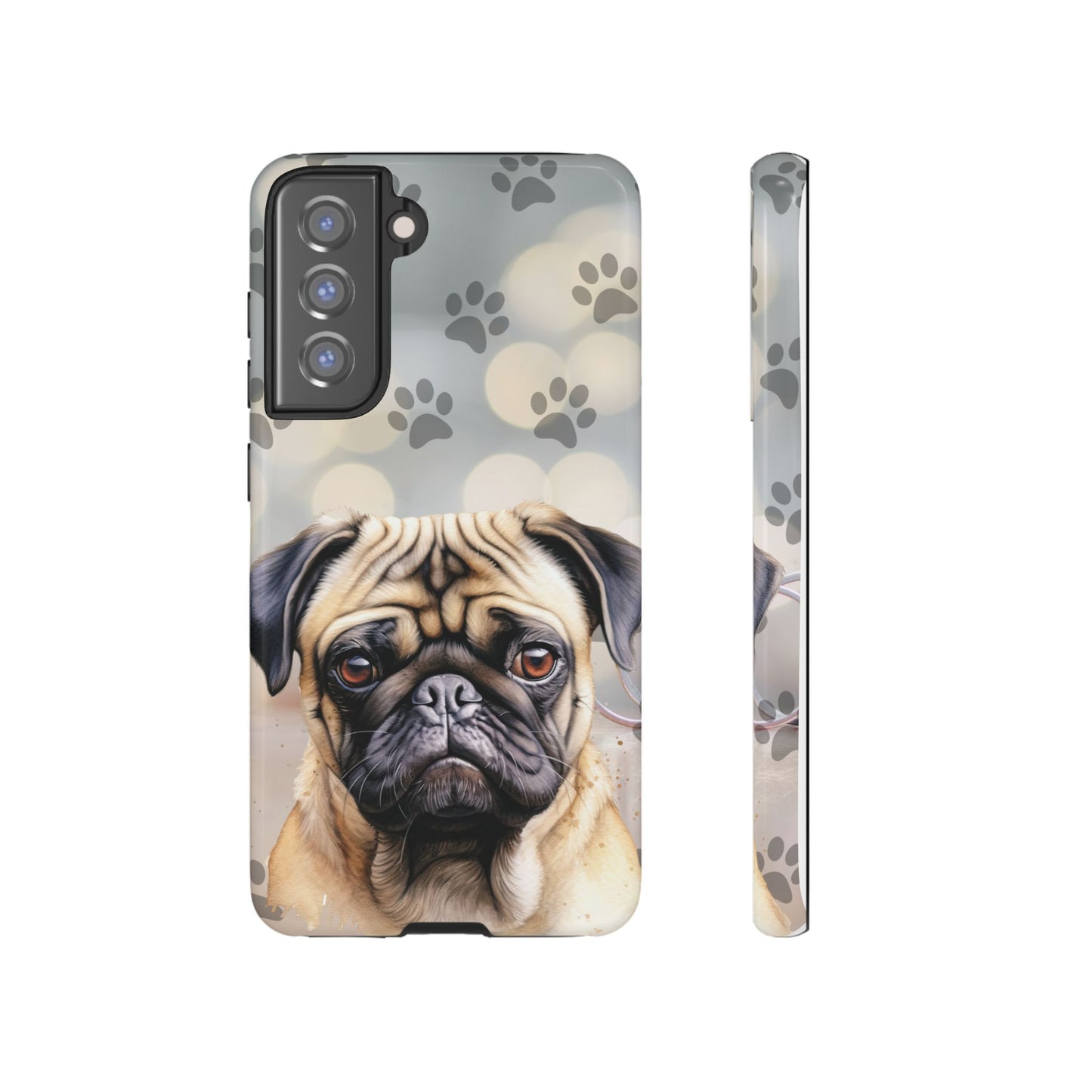 Pug Phone Case by Tough Cases (Apple iPhone, Samsung Galaxy, and Google Pixel)