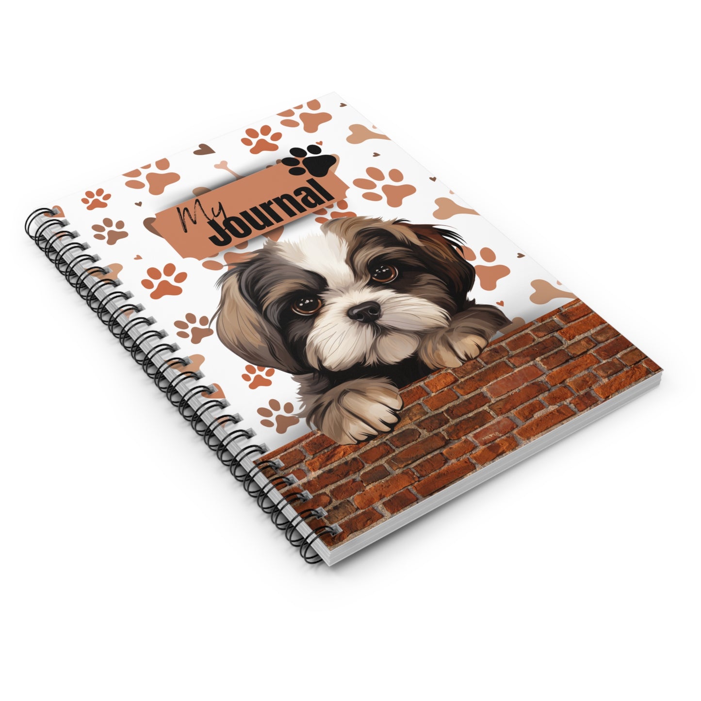 Shih Tzu Spiral Notebook - Ruled Line