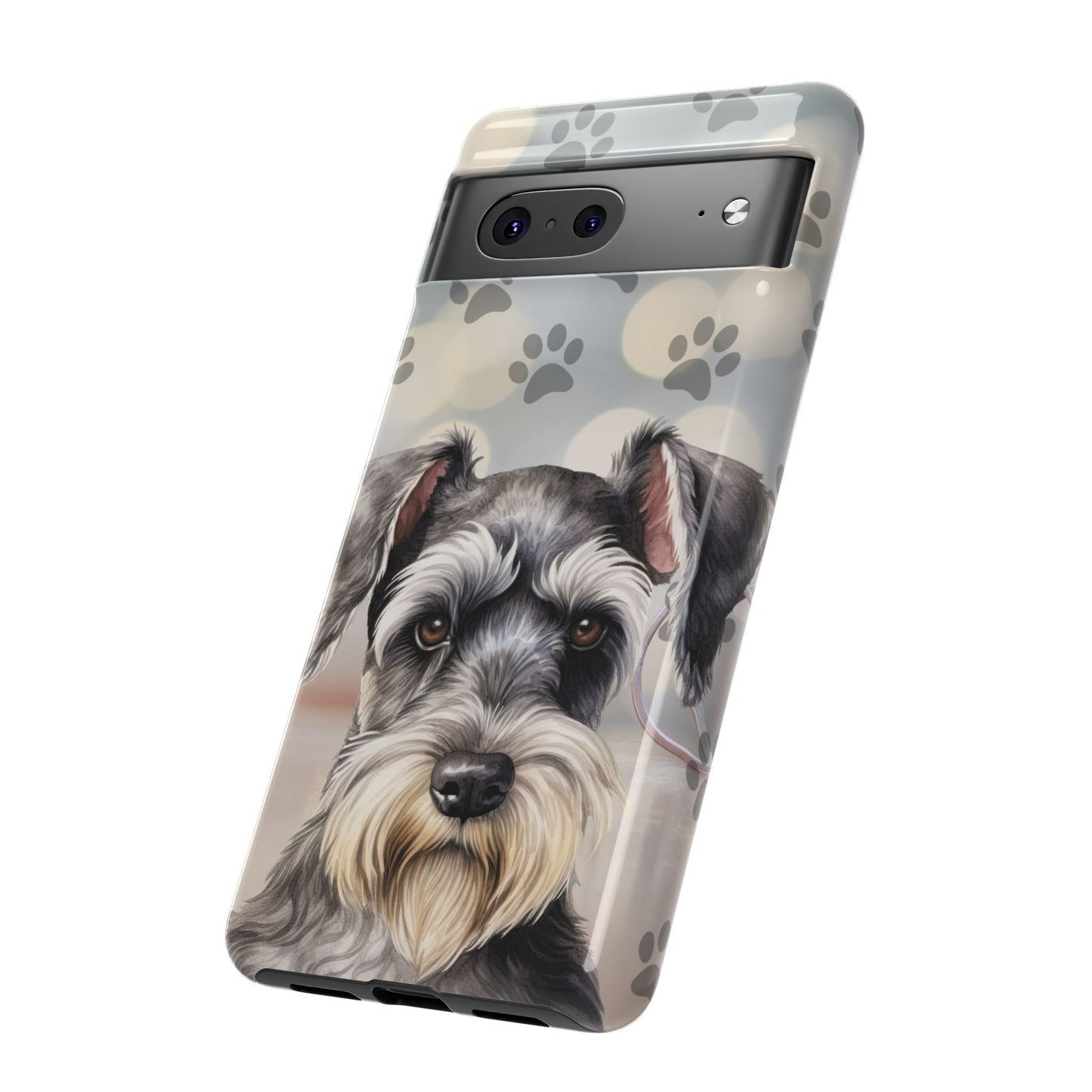 Miniature Schnauzer by Tough Cases (Apple iPhone, Samsung Galaxy, and Google Pixel)