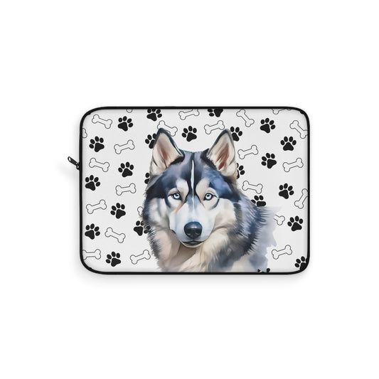 Siberian Husky Laptop Sleeve