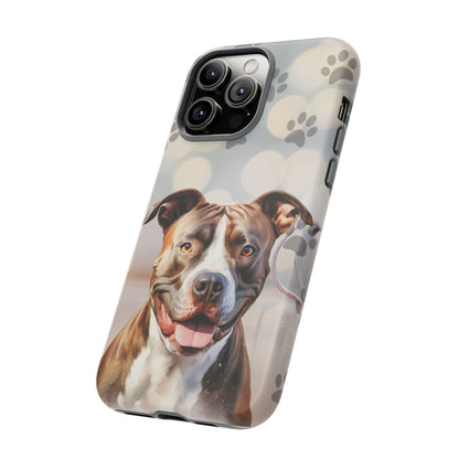 Phone Case by Tough Cases (Apple iphone, Samsung Galaxy, Google Pixel) Staffordshire Terrier