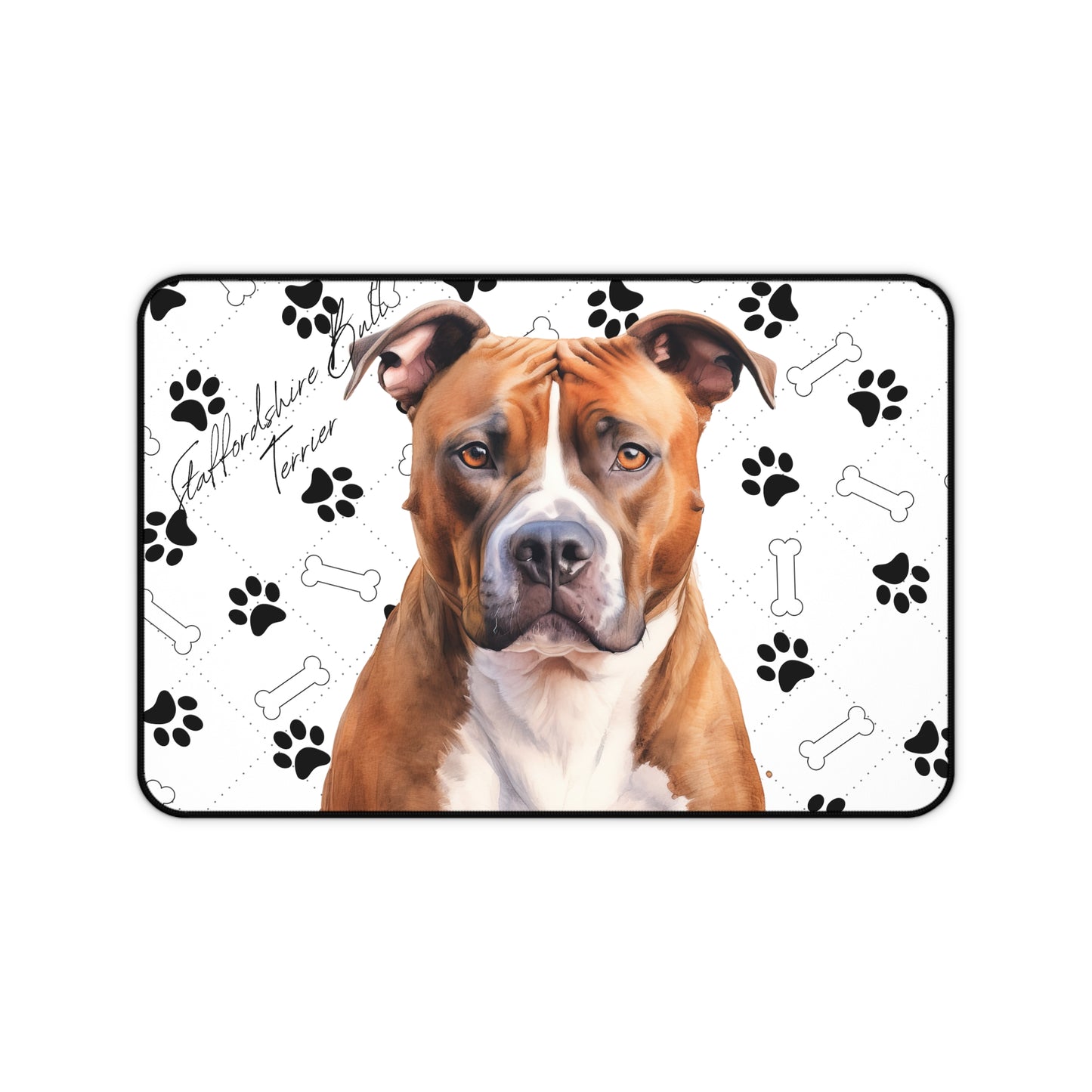 Staffordshire Bull Terrier Desk Mat