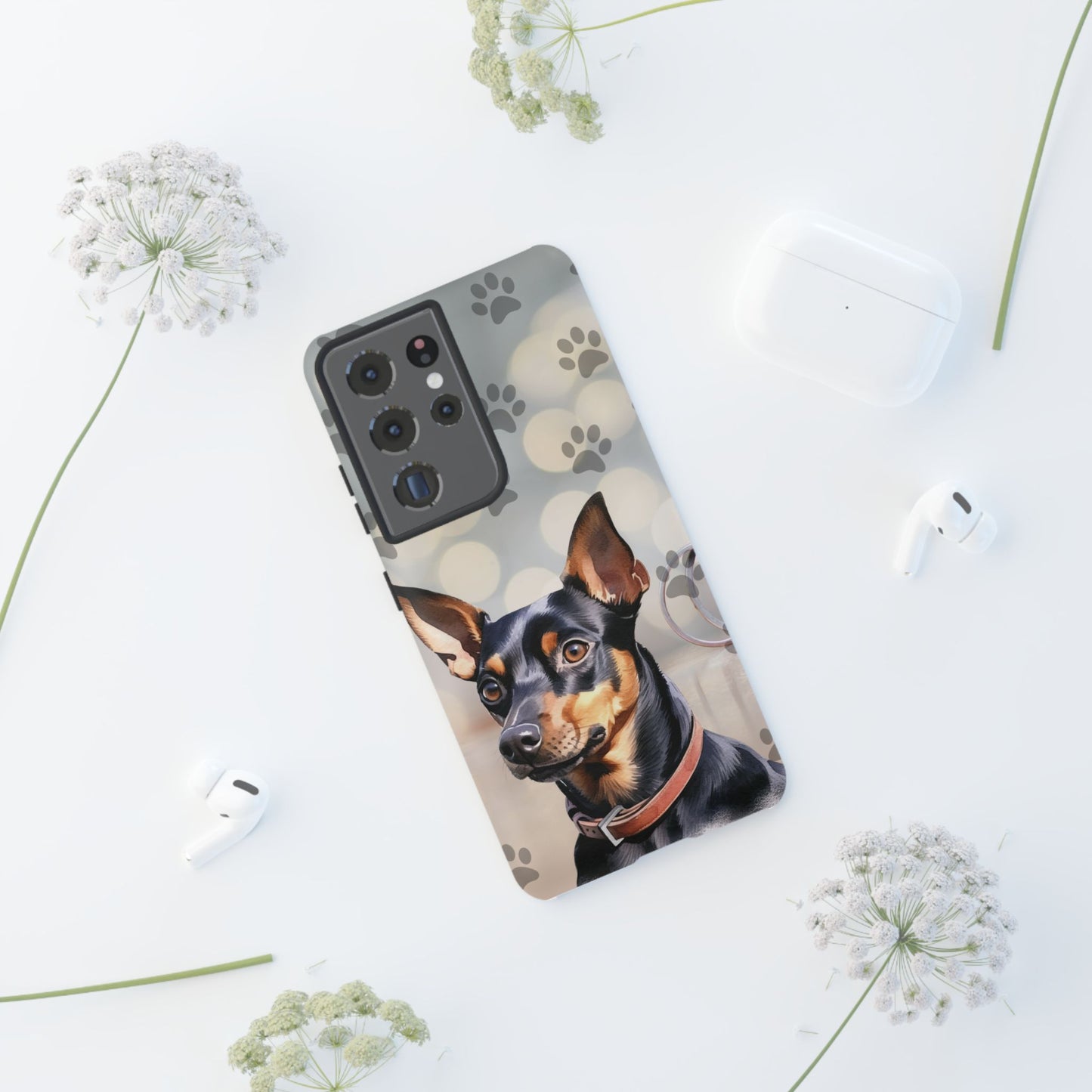 Miniature Pinscher by Tough Cases (Apple iPhone, Samsung Galaxy, and Google Pixel)
