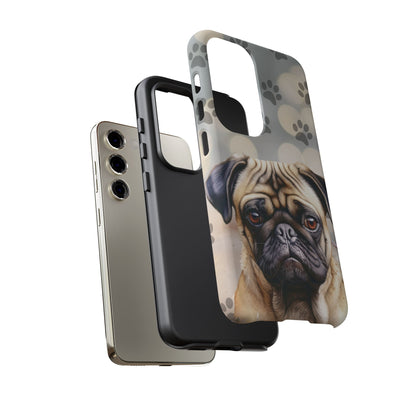 Pug Phone Case by Tough Cases (Apple iPhone, Samsung Galaxy, and Google Pixel)