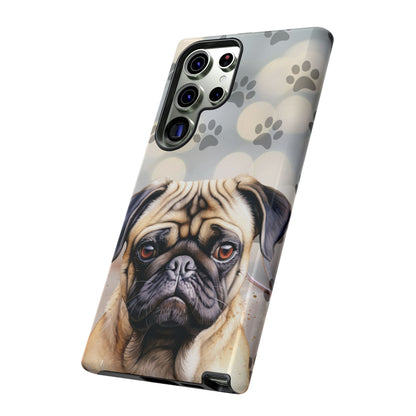 Pug Phone Case by Tough Cases (Apple iPhone, Samsung Galaxy, and Google Pixel)