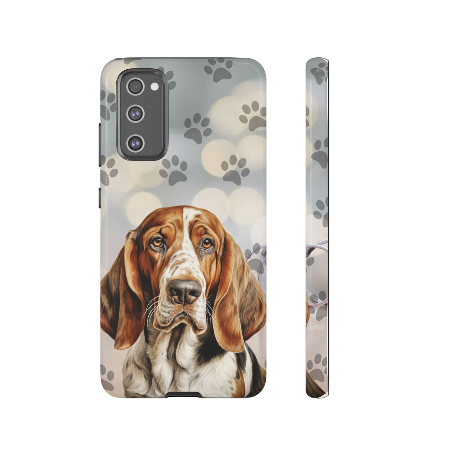 Basset Hound Phone Case by Tough Cases (Apple iPhone, Samsung Galaxy, and Google Pixel)