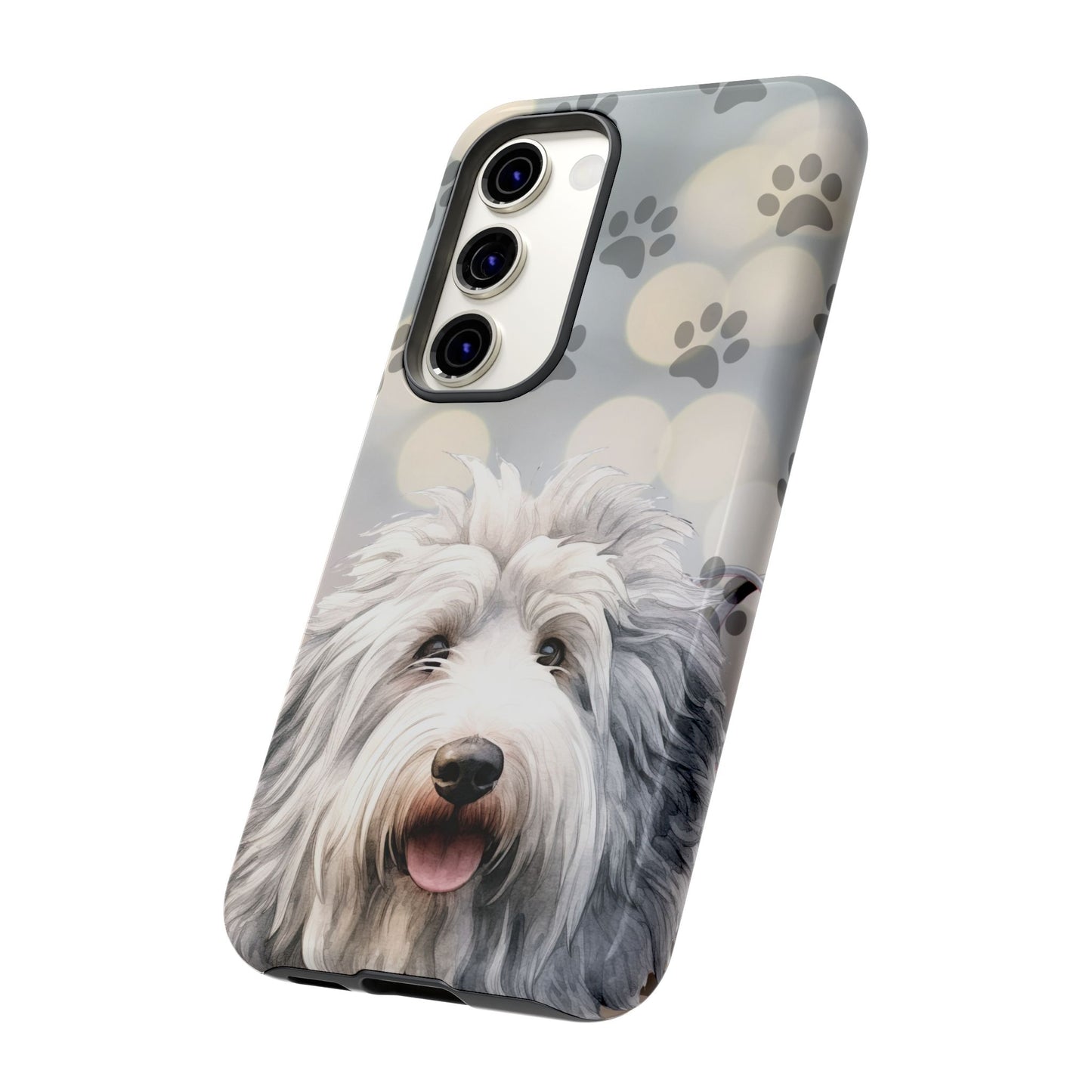 Old English Sheepdog by Tough Cases (Apple iPhone, Samsung Galaxy, and Google Pixel devices)