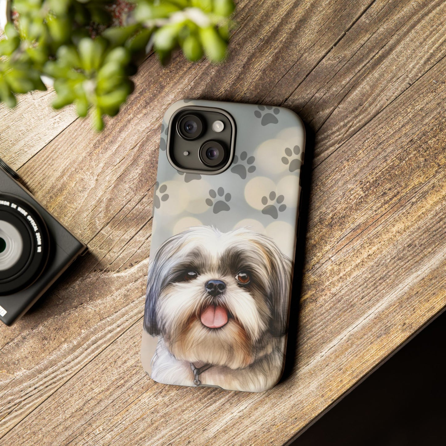 Shih Tzu iPhone 15 Case by Tough Cases (iPhone 15, Pro, Plus and Pro Max)