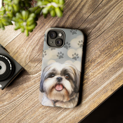 Shih Tzu iPhone 15 Case by Tough Cases (iPhone 15, Pro, Plus and Pro Max)