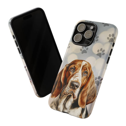 Basset Hound Phone Case by Tough Cases (Apple iPhone, Samsung Galaxy, and Google Pixel)