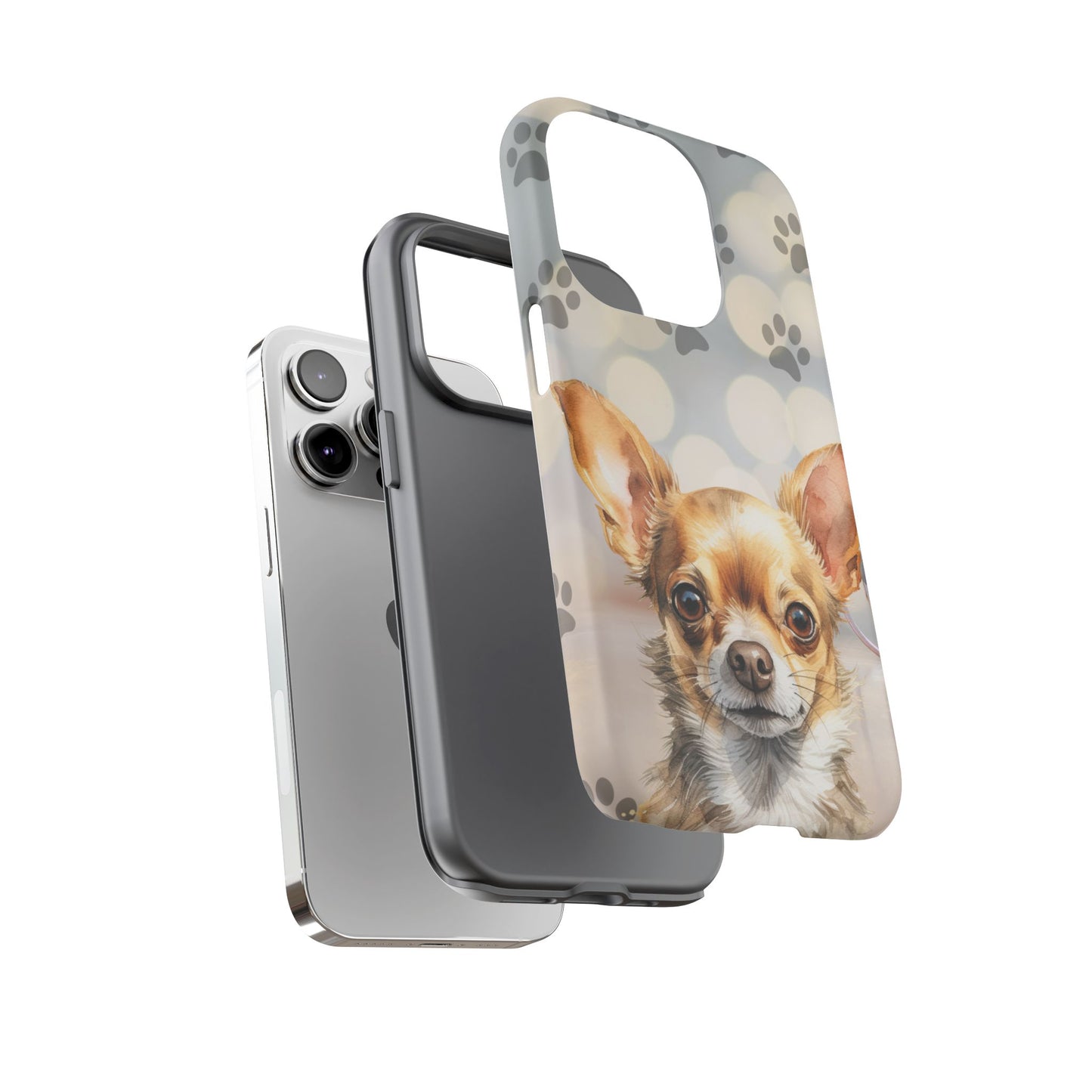 Chihuahua phone case by Tough Cases (Apple iPhone, Samsung Galaxy, and Google Pixel)