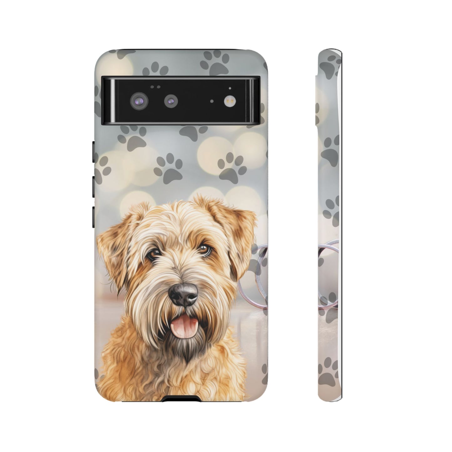 Self-Coated Wheaten Terrier by Tough Cases (Apple iPhone, Samsung Galaxy, and Google Pixel)