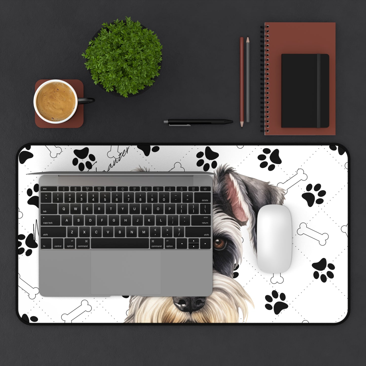 Miniature Schnauzer Desk Mat