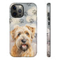 Self-Coated Wheaten Terrier by Tough Cases (Apple iPhone, Samsung Galaxy, and Google Pixel)