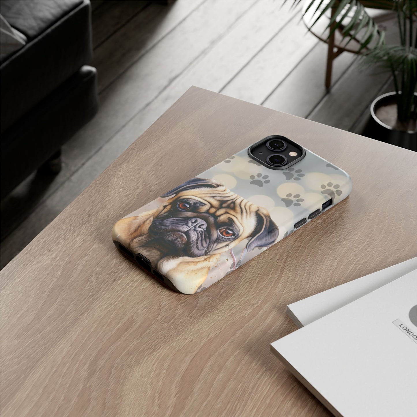 Pug Phone Case by Tough Cases (Apple iPhone, Samsung Galaxy, and Google Pixel)