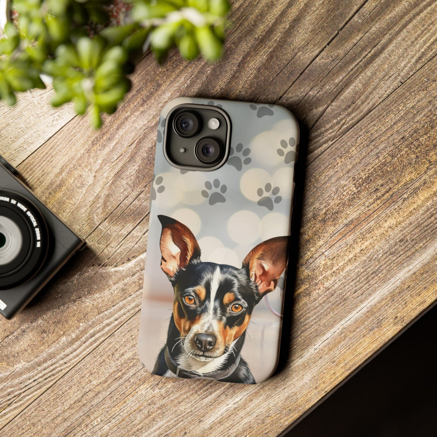 Rat Terrier by Tough Cases a (Apple iPhone, Samsung Galaxy, and Google Pixel)