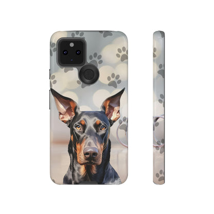 Doberman Phone Case by Tough Cases (Apple iPhone, Samsung Galaxy, and Google Pixel)