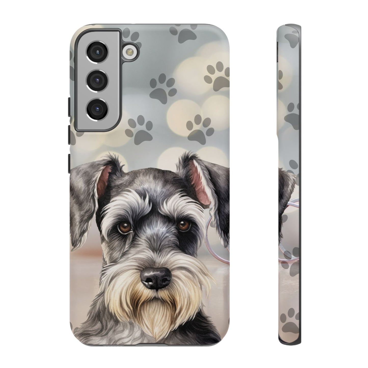 Miniature Schnauzer by Tough Cases (Apple iPhone, Samsung Galaxy, and Google Pixel)