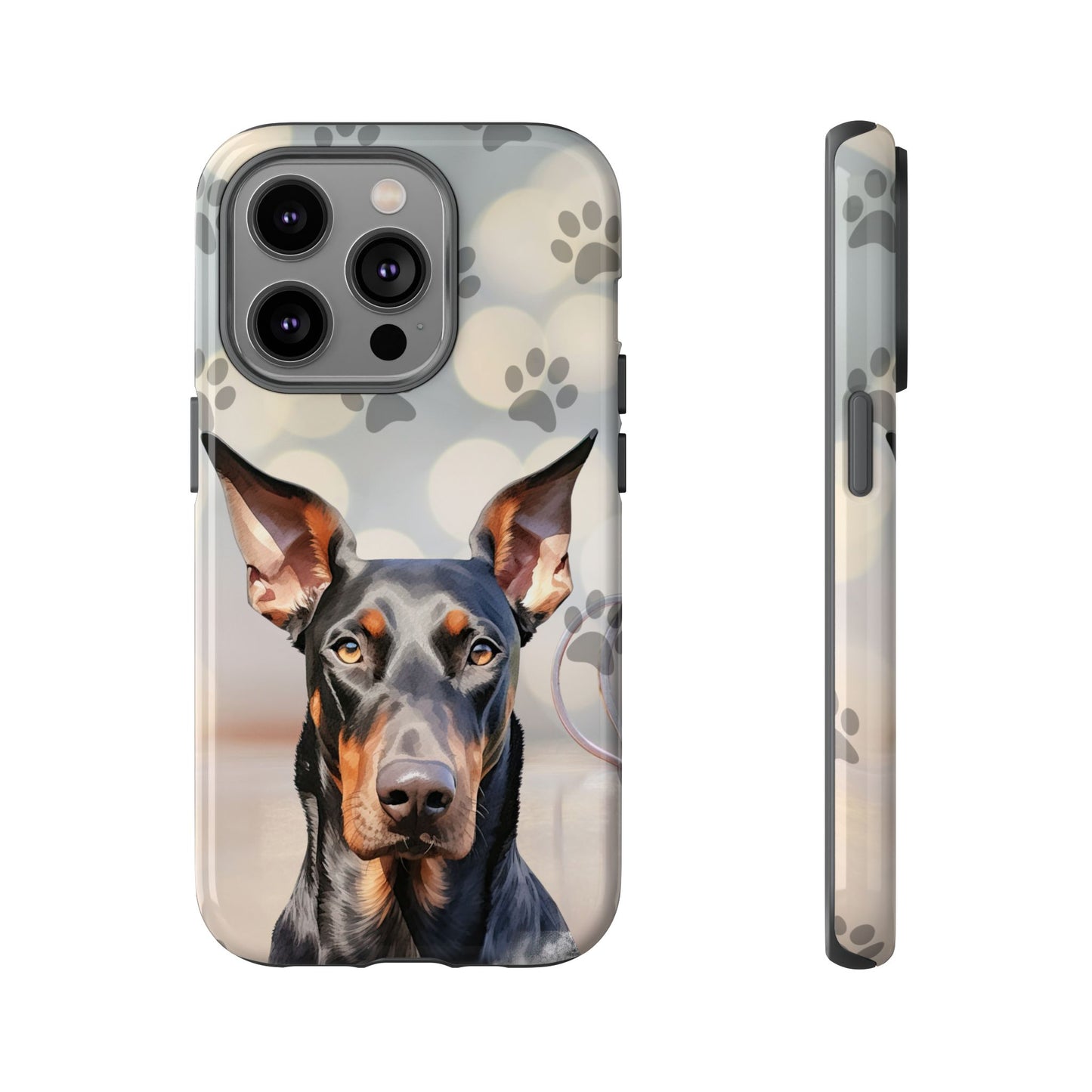 Doberman Phone Case by Tough Cases (Apple iPhone, Samsung Galaxy, and Google Pixel)