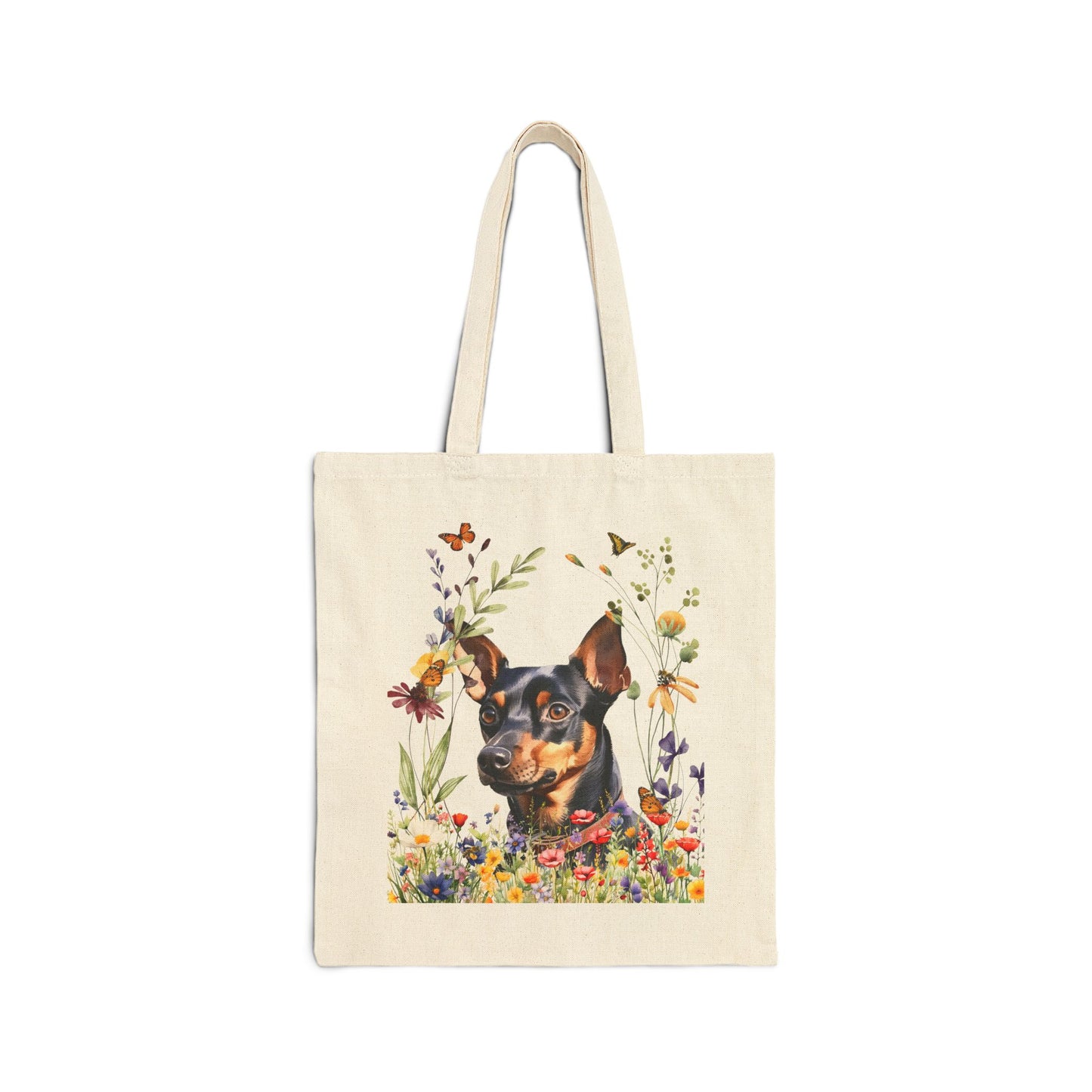 Miniature Pinscher Canvas Tote Bag