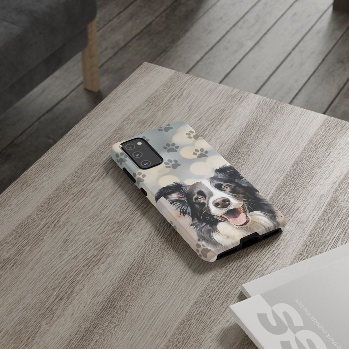 Border Collie Phone Case by Tough Cases (Apple iPhone, Samsung Galaxy, and Google Pixel)