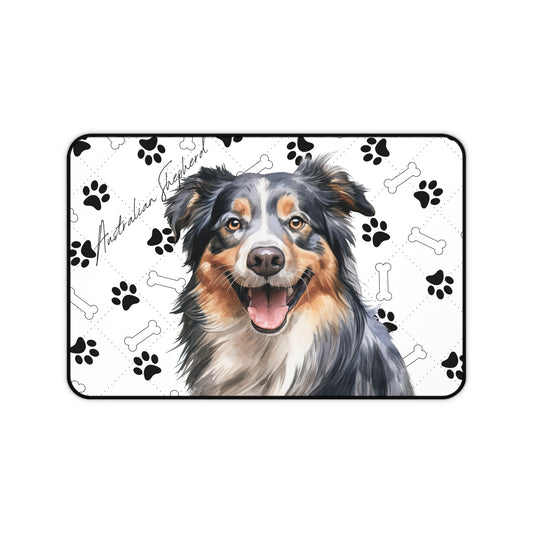 Australian Shepherd Desk Mat