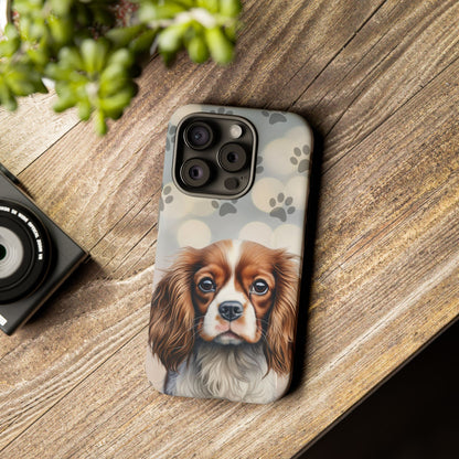 Cavalier King Charles Spaniel phone case by Tough Cases (Apple iPhone, Samsung Galaxy, and Google Pixel)
