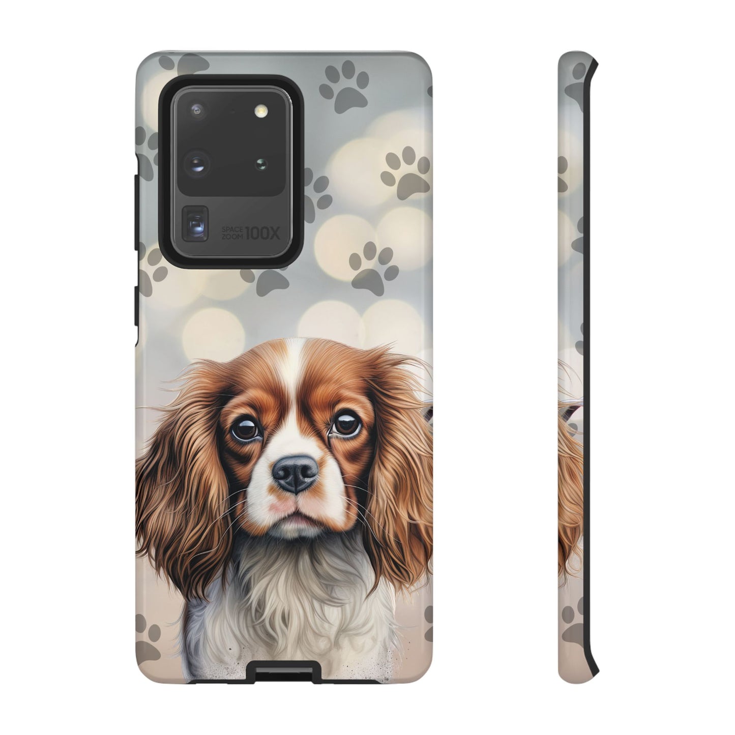 Cavalier King Charles Spaniel phone case by Tough Cases (Apple iPhone, Samsung Galaxy, and Google Pixel)
