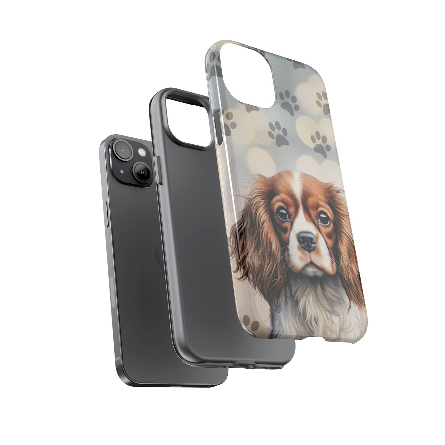 Cavalier King Charles Spaniel phone case by Tough Cases (Apple iPhone, Samsung Galaxy, and Google Pixel)