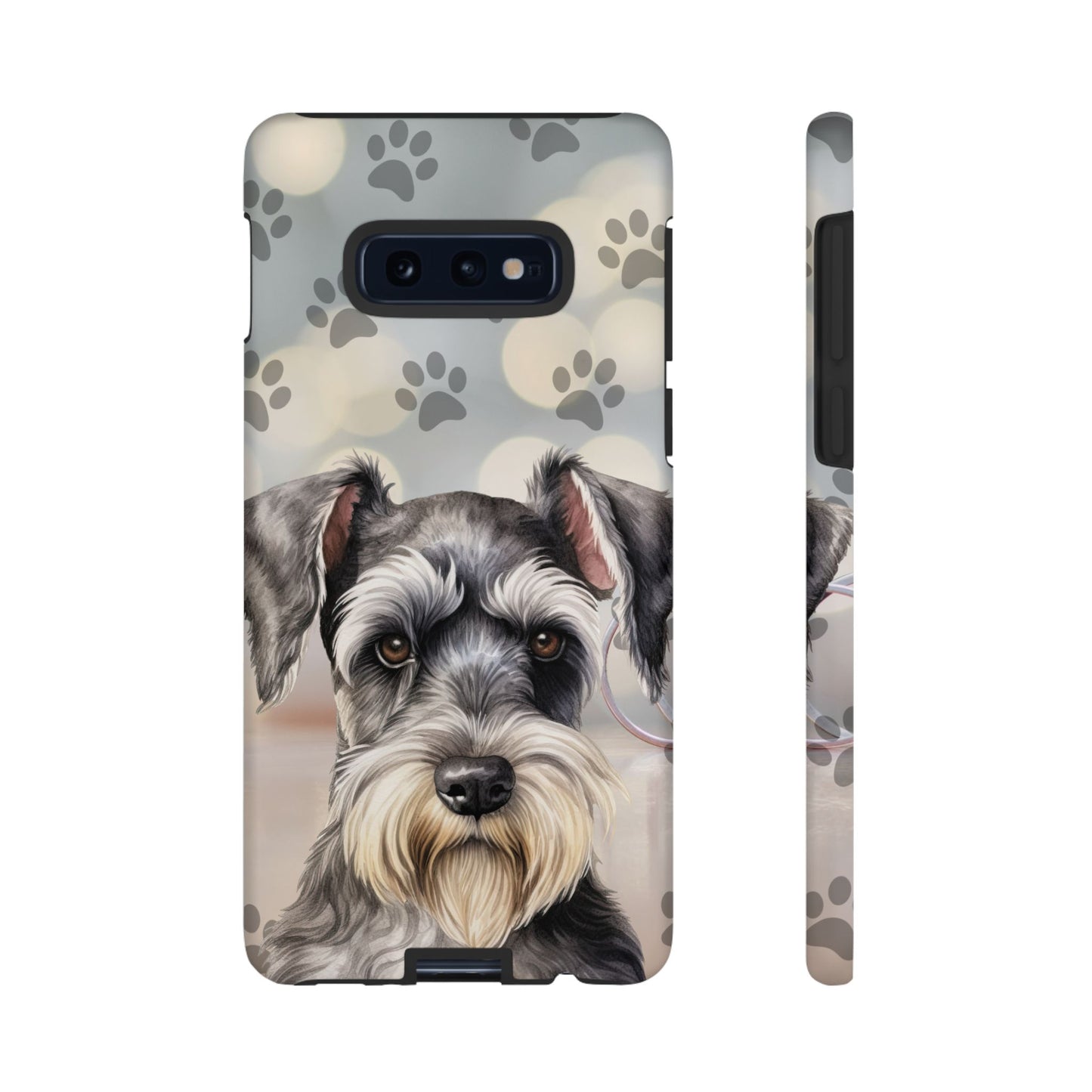 Miniature Schnauzer by Tough Cases (Apple iPhone, Samsung Galaxy, and Google Pixel)