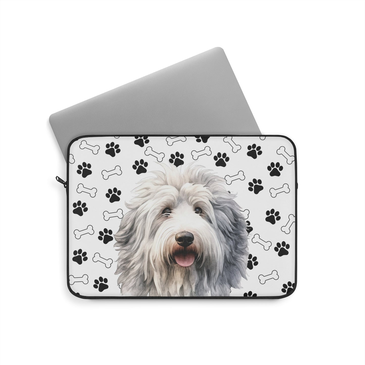 Old English Sheepdog Laptop Sleeve