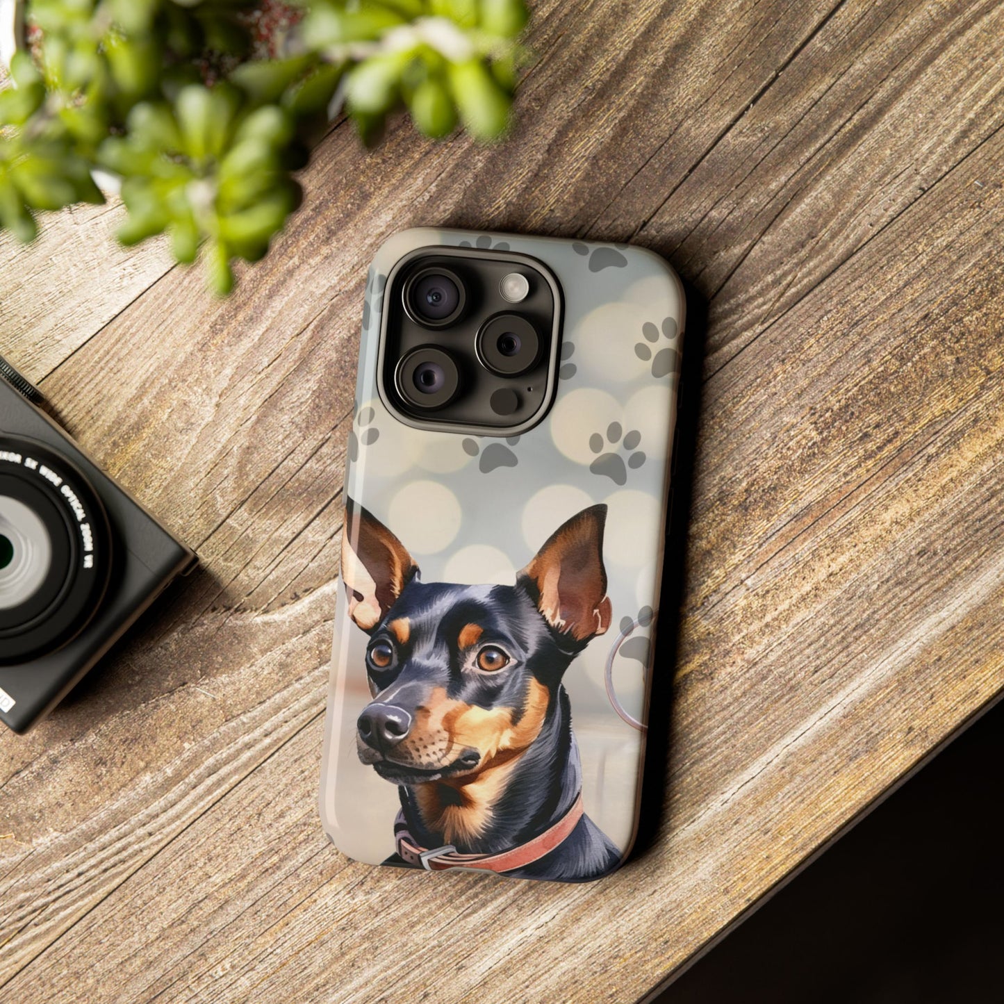 Miniature Pinscher by Tough Cases (Apple iPhone, Samsung Galaxy, and Google Pixel)