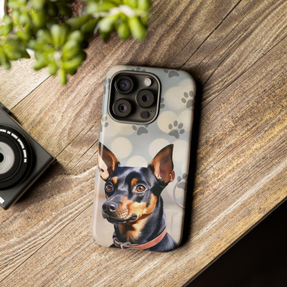 Miniature Pinscher by Tough Cases (Apple iPhone, Samsung Galaxy, and Google Pixel)