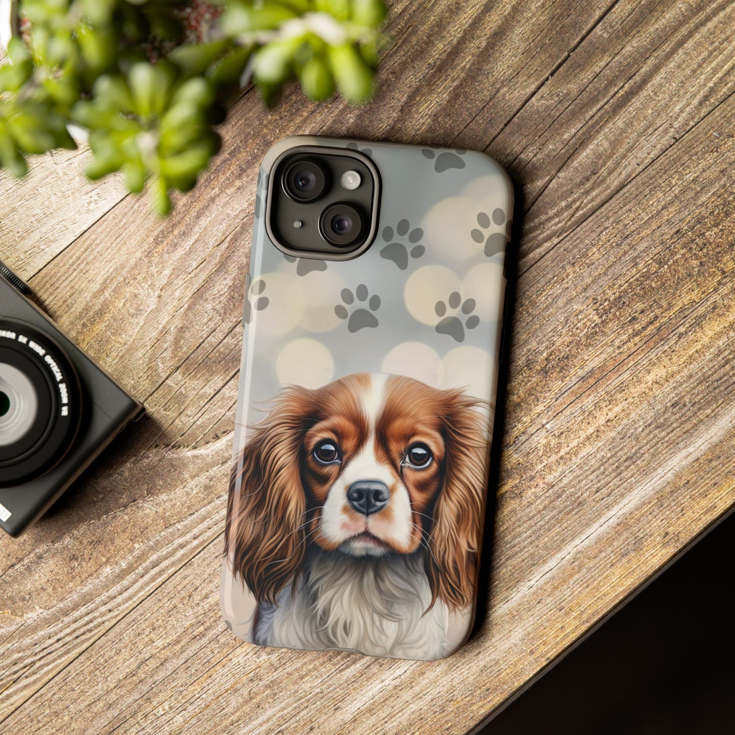Cavalier King Charles Spaniel phone case by Tough Cases (Apple iPhone, Samsung Galaxy, and Google Pixel)