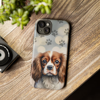 Cavalier King Charles Spaniel phone case by Tough Cases (Apple iPhone, Samsung Galaxy, and Google Pixel)