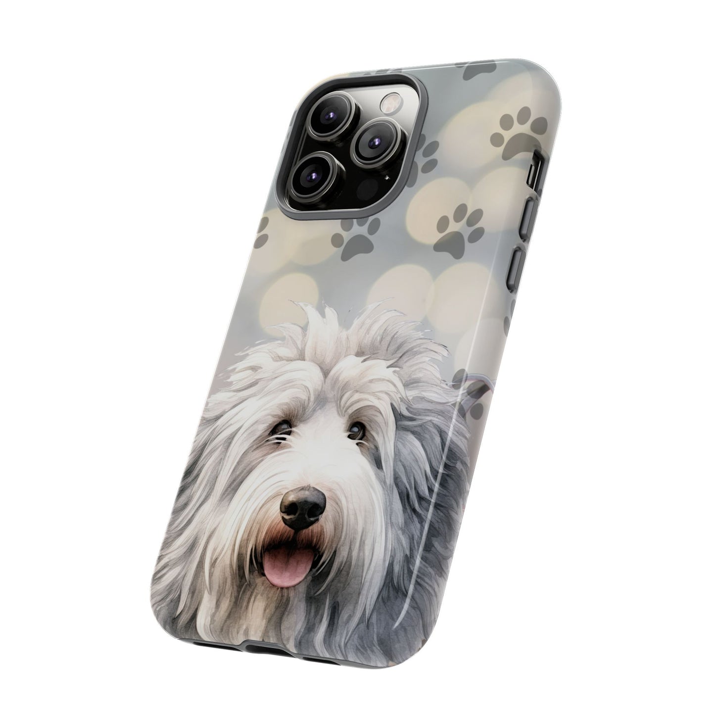Old English Sheepdog by Tough Cases (Apple iPhone, Samsung Galaxy, and Google Pixel devices)