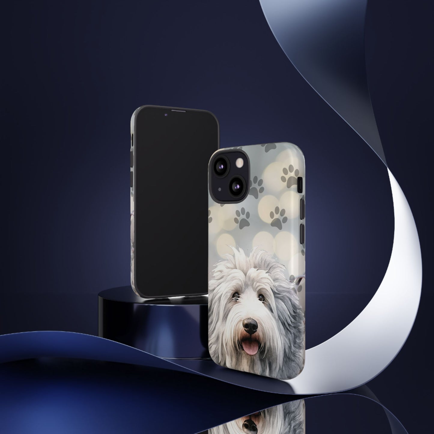 Old English Sheepdog by Tough Cases (Apple iPhone, Samsung Galaxy, and Google Pixel devices)