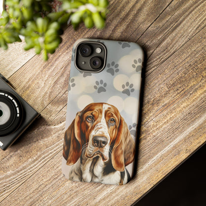 Basset Hound Phone Case by Tough Cases (Apple iPhone, Samsung Galaxy, and Google Pixel)