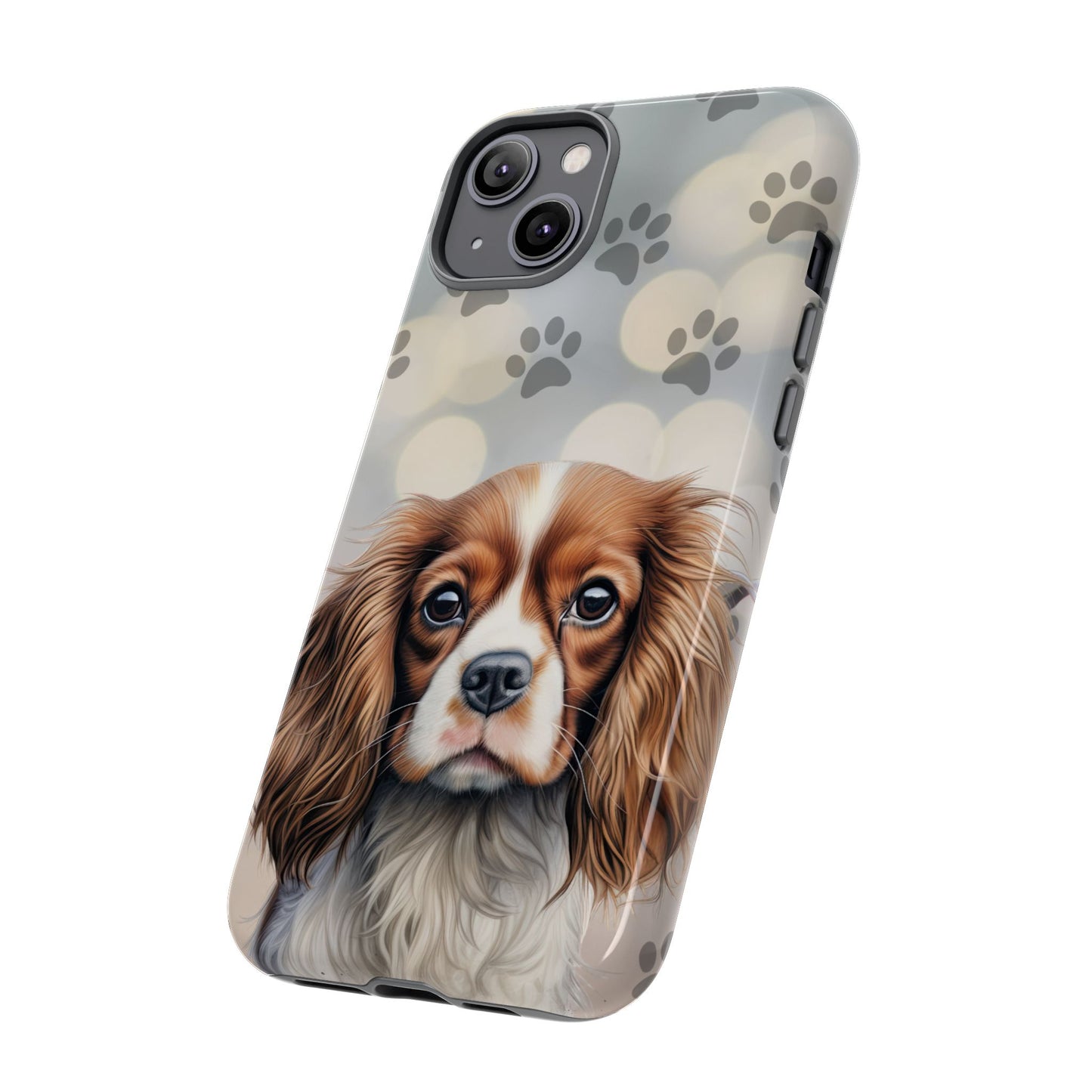 Cavalier King Charles Spaniel phone case by Tough Cases (Apple iPhone, Samsung Galaxy, and Google Pixel)