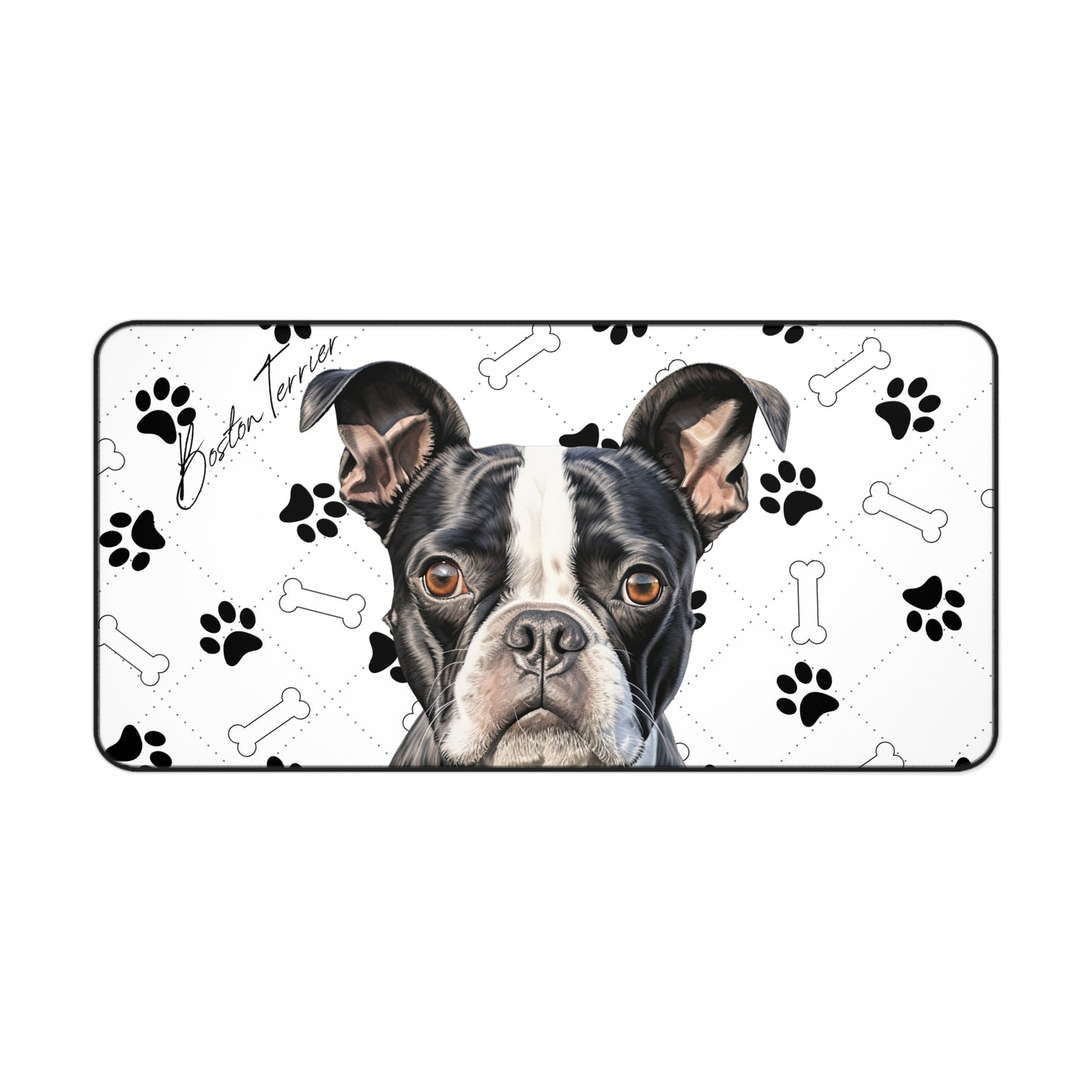 Boston Terrier Desk Mat
