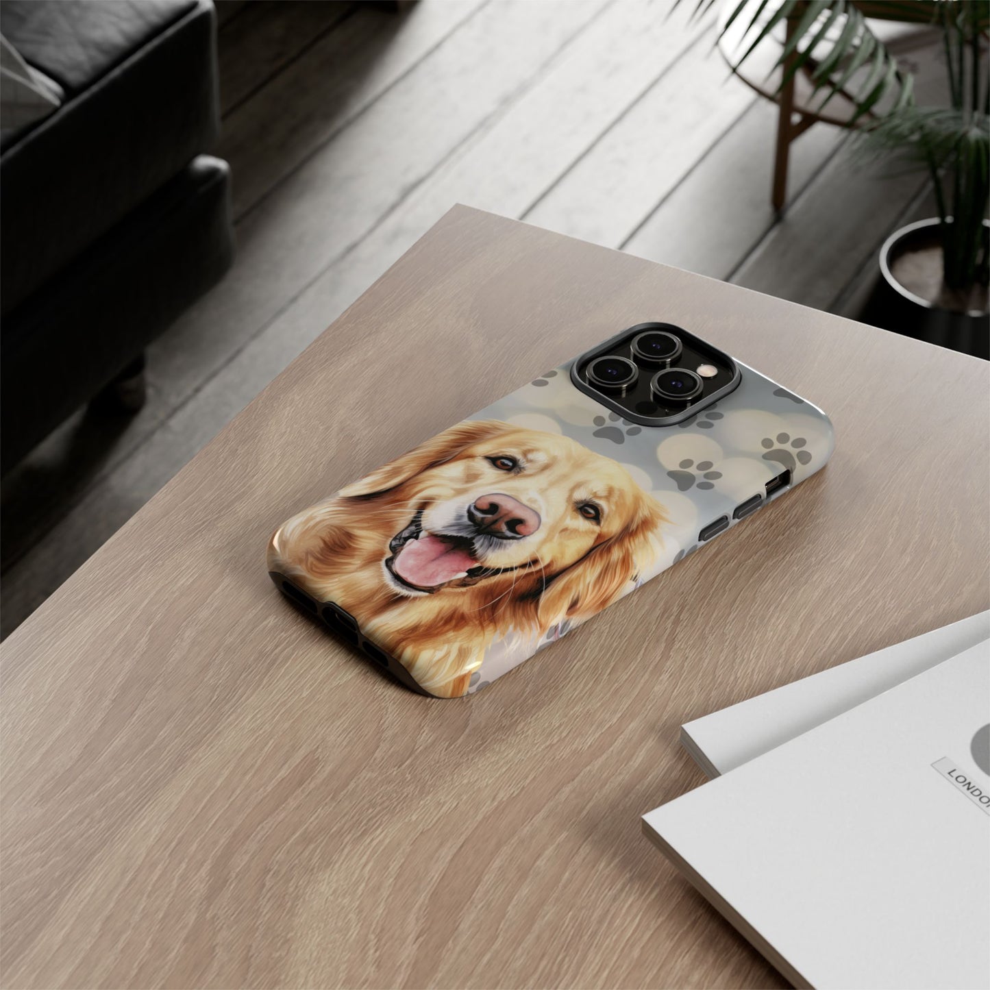 Golden Retriever Phone Case by Tough Cases (Apple iPhone, Samsung Galaxy, and Google Pixel)