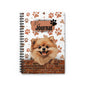Pomeranian Spiral Notebook - Ruled Line